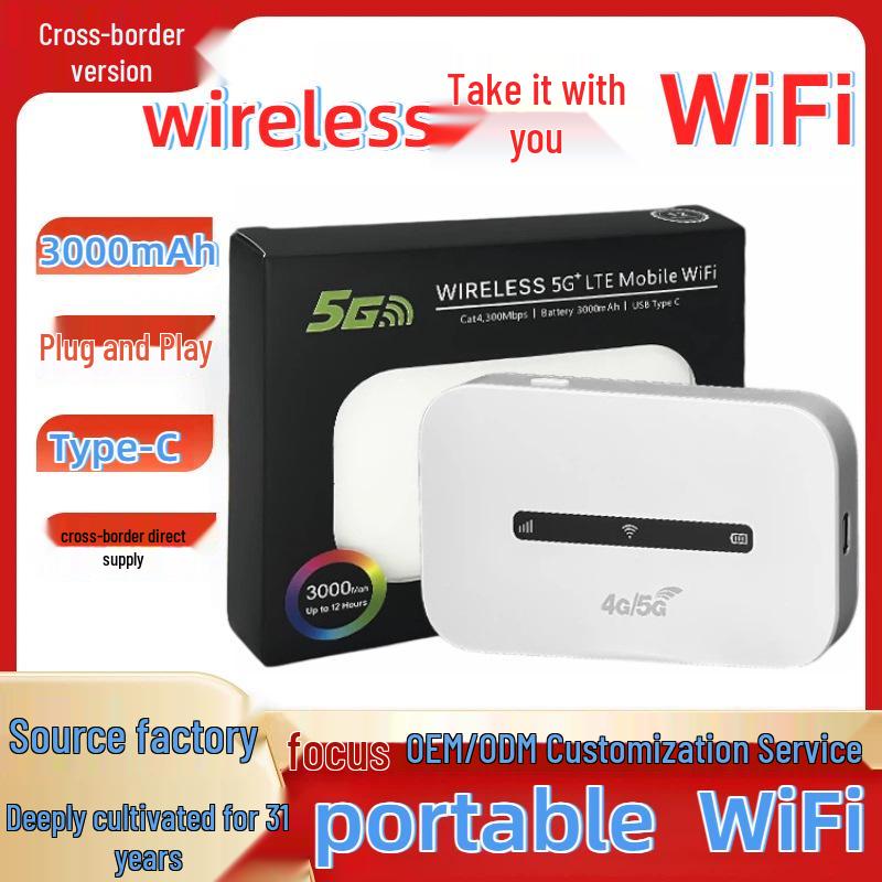 4G Portable WiFi Car Router with LTE Card Slot