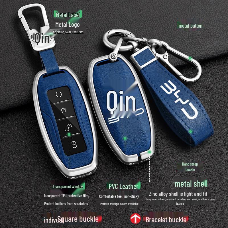 High-End Metal Shell Set for BYD Yuan, Song MAX, Qin 80, 18 Model, S7 Key Fobs