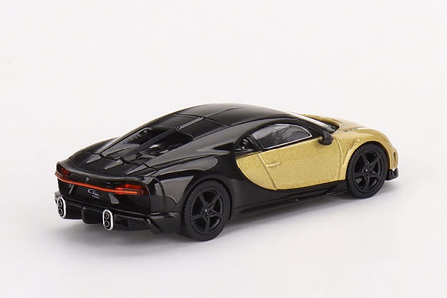 TrueScale Miniatures MINI GT Bugatti Chiron Super Sport Gold Finished Product 1/64 (Left-Hand Drive)