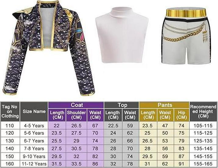 2025 Girls' Demon Hunter Witch Squad Cosplay Costumes - 3D Printed Children's Clothing Inspired by Popular Singer