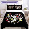 3pcs Duvet Cover Set (1*Duvet Cover + 2*Pillowcase, Without Core), Snoopy Print Soft All‑Season Bedding Set, Home Bedroom Decor Gift