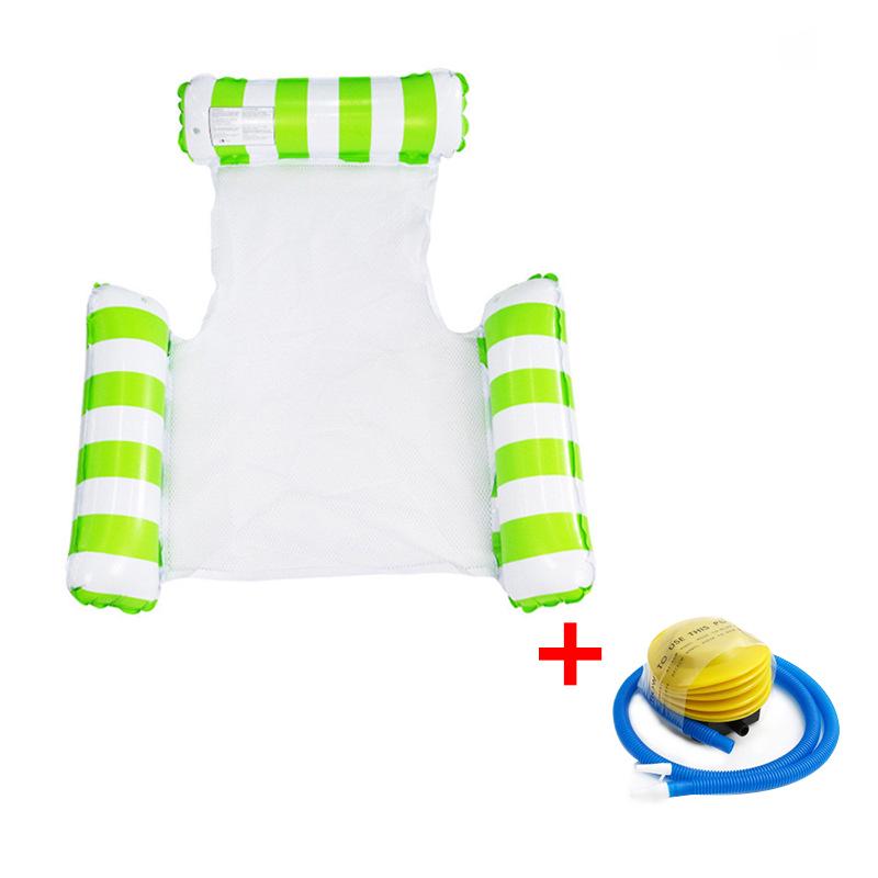 Exclusive Three-Tube Inflatable Water Floating Bed for Adults - Thickened PVC, Foldable Design