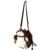 Cinderella Lucifer In Plush Cat Single Shoulder Crossbody Bag Suitable For Kids