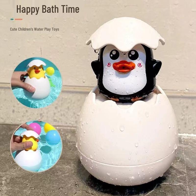 

Желтая Утка и Яйцо Динозавра - Игрушки для Ванны для Младенцев - Брызгалки и Душ для Мальчиков и Девочек