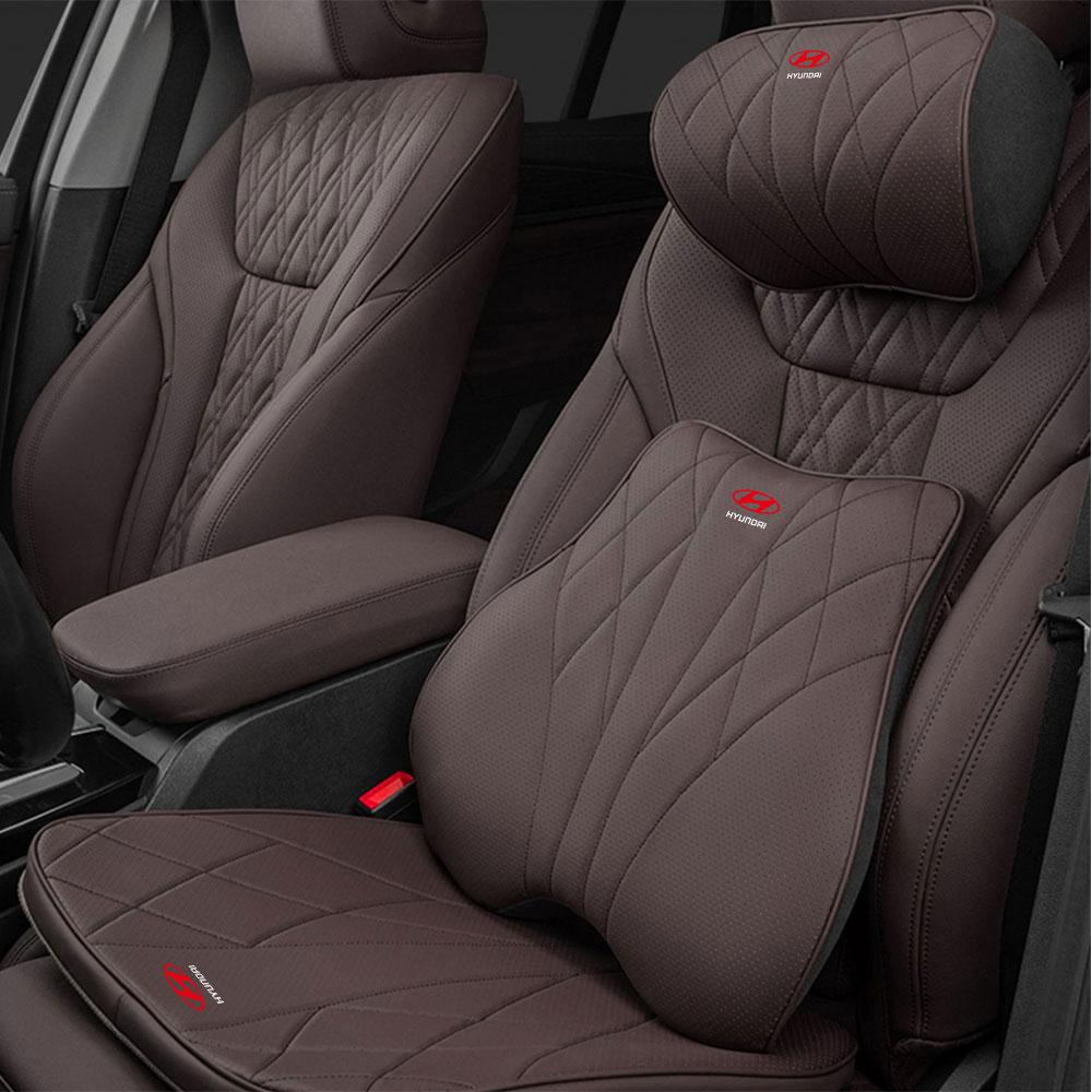 Car Neck Cushion Memory Foam Car Lumbar Support Headrest Auto Seat Mat Pad For Hyundai i20 i30 GDI Sonata Palisade Elantra Wagon YY222