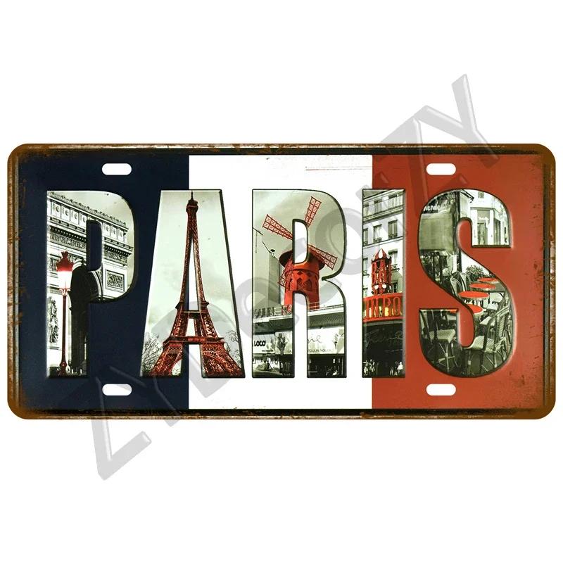 Weißblechschild, Stadt-/Staatsschild, berühmte Stadttafel, Wahrzeichen, Metallschild, Wanddekoration für Garage, Bar, Pub, Club, Hotel, Café, Küche, Zuhause