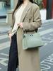 Genuine Leather Women's Large Capacity Tote - First Layer Cowhide Crossbody for Business and Commuting