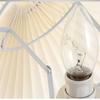 Danish Designer Vintage Retro Pleats Table Lamp Nordic Led Lights Bedside Desk Beside The Sofa Atmosphere Desk Lamp Room Decor
