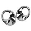 2Pcs Car Front Headlight Fog Lamp Cover Trim Frame Moulding for Suzuki Vitara 16 18