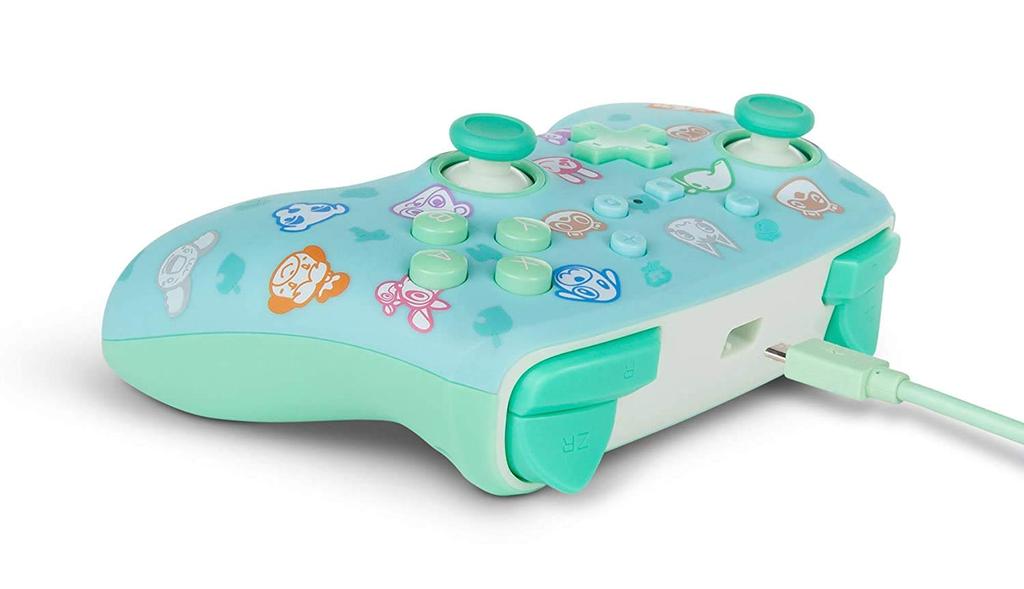 PowerA [Officially Licensed Nintendo Product] Gaming Controller with Animal Crossing Design [Parallel Import]