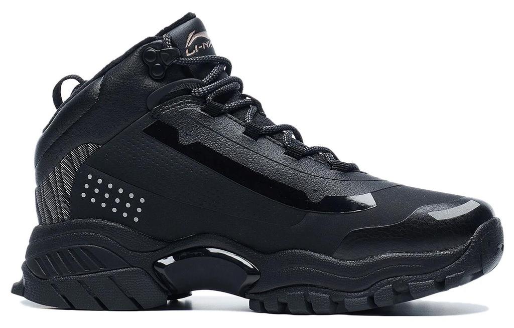 Li Ning Casual Shoes Women's High Top Black AGLT184-1