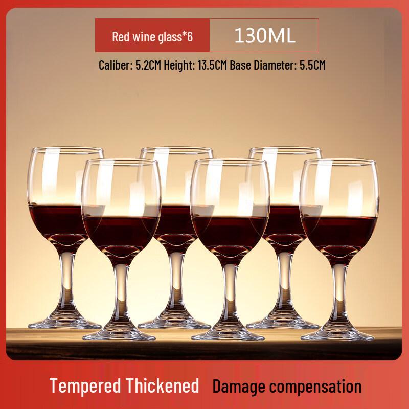 ZISIZ Набор бокалов для красного вина, ручная работа, в европейском стиле