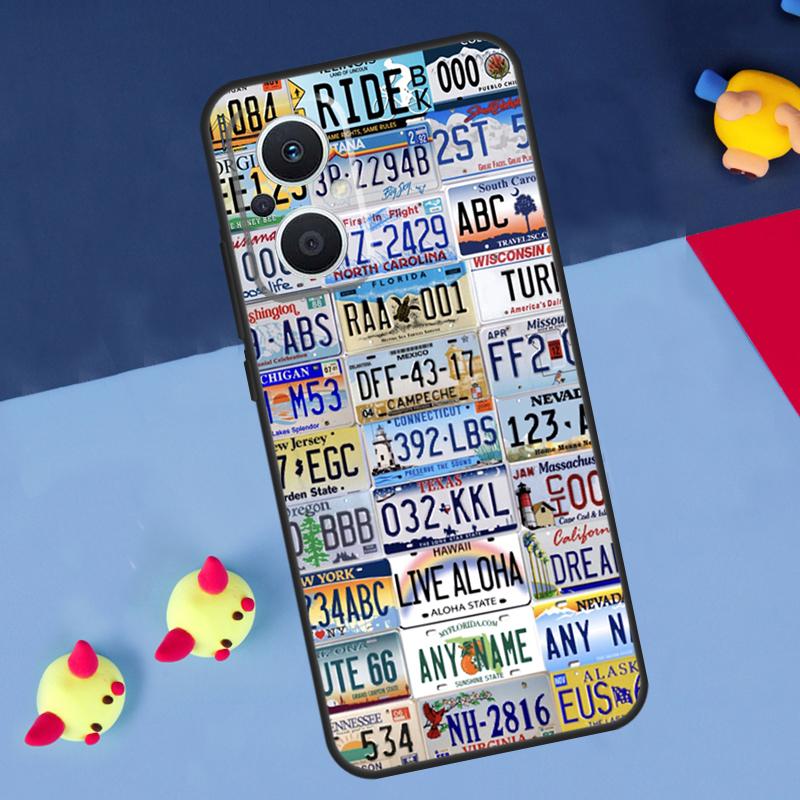 Supernatural License Plate For OPPO Reno 14 13 12 11 10 Pro 11F 12F 13F 14F 7 8 Lite 8T OPPO Find X9 X5 X6 X8 Pro Case