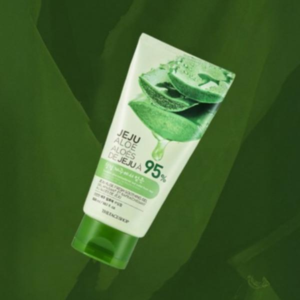 The Face Shop Fresh Jeju Aloe Soothing Gel 300ml X2 – Hydrating & Cooling Multi Soothing Gel