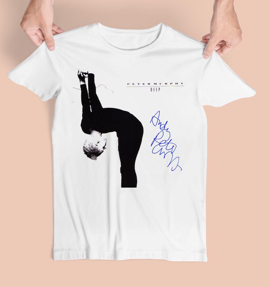 Bauhaus Band Peter Murphy Signature Cotton All Size Unisex White Shirt Unisex T-Shirt S