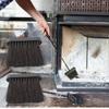 Ersatzbürstenkopf-Set 2 Stück für Kaminwerkzeuge mit ergonomischem Kunststoffgriff, geeignet für Grill und Herdpflege