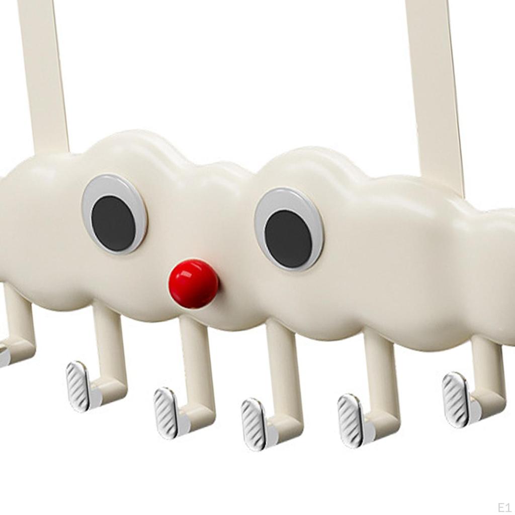 Mantelhaken mit 6 Haken für Handtuch, Regenschirm, Schreibtisch