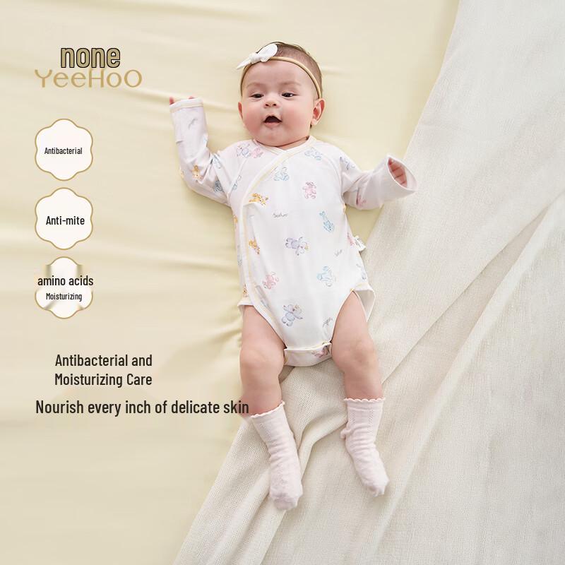 YEEHOO Baby Anti-mite Long Sleeve Bodysuit 66