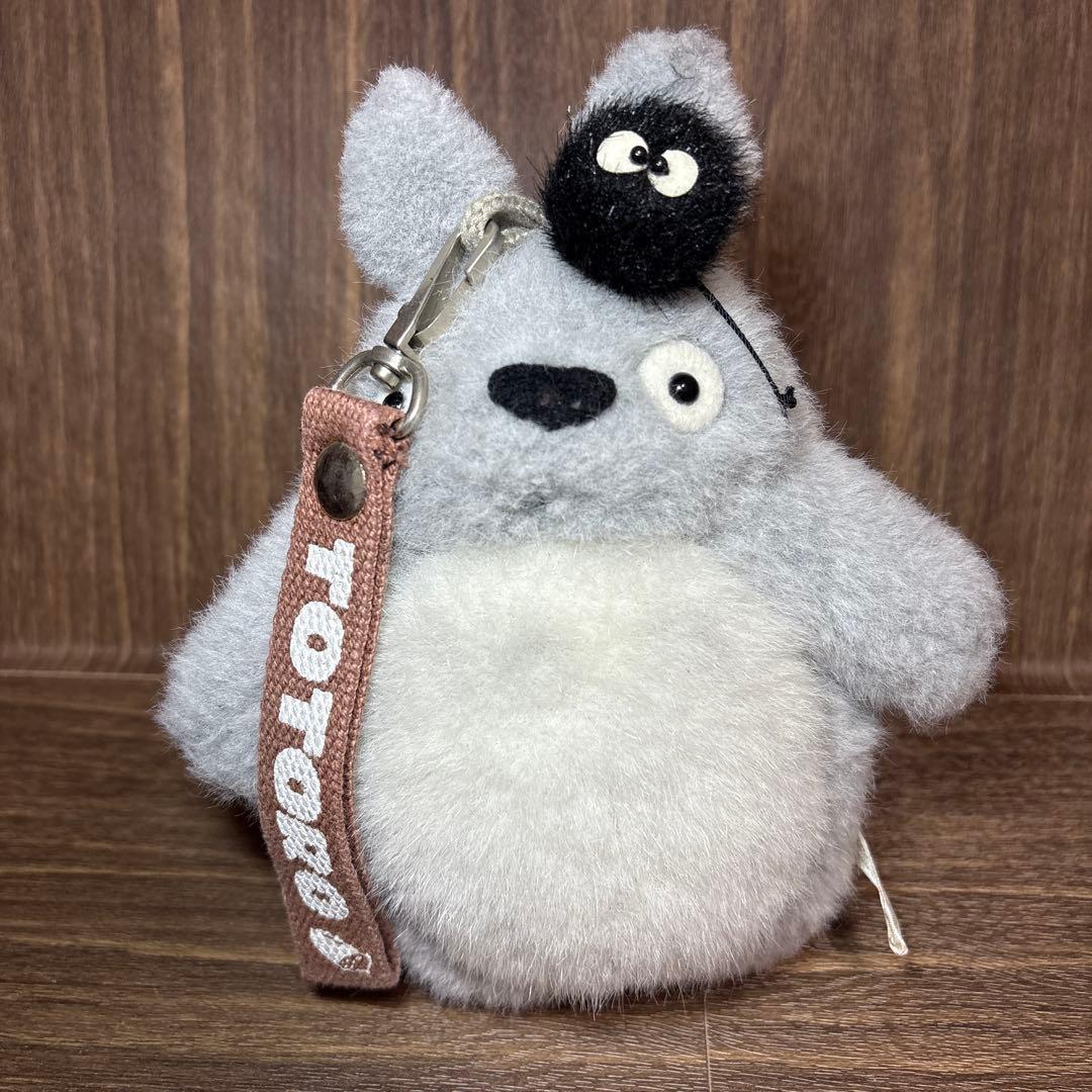 My Neighbor Totoro Totoro Kurosuke Plush Toy Zipper Pouch Keychain