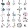Neuer Kupfer-Stammbaum-Zwinger-Anstecknadel-Anhänger Schmuckstück Perle Passend für Original-Charms-Armband Schmuckzubehör