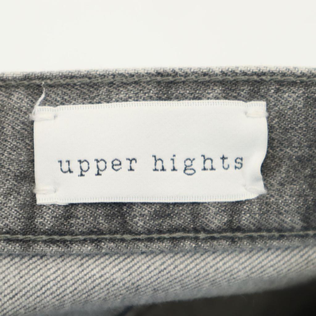 Upper Hights Made In Japan Tapered Denim Pants 24 Gray Jeans Women Used