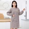 Extended Cotton Coveralls for Adults, Long-Sleeved, Stain-Resistant Apron for Work, Home, Kitchen, and Commuting