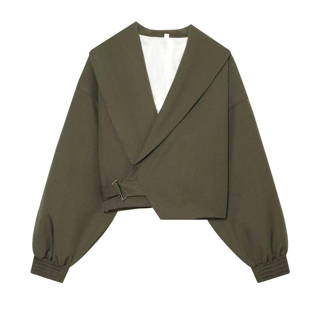 Europäischer und amerikanischer Stil, neue Damenbekleidung, modisch, lässig, vielseitig, kurze Jacke 2448/136