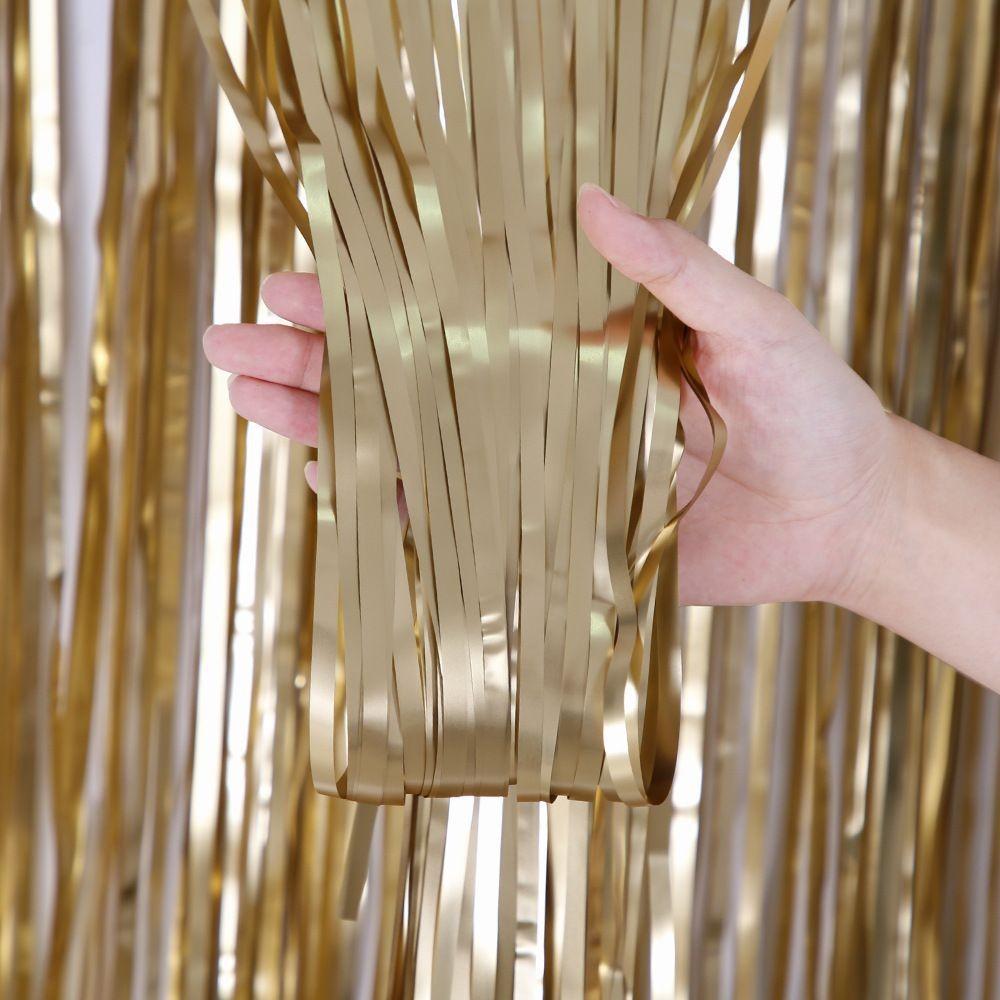 Matte Fashionable Rain Curtain Backdrops Available In Various Sizes And Elegant Colors