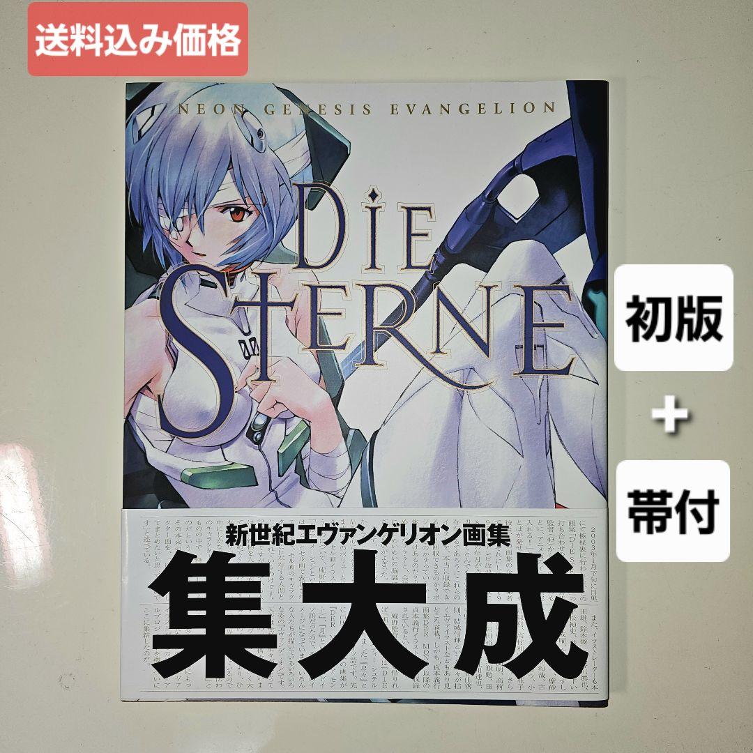 

[USED] First edition Neon Genesis Evangelion Art Book DIE STERNE with obi, opened