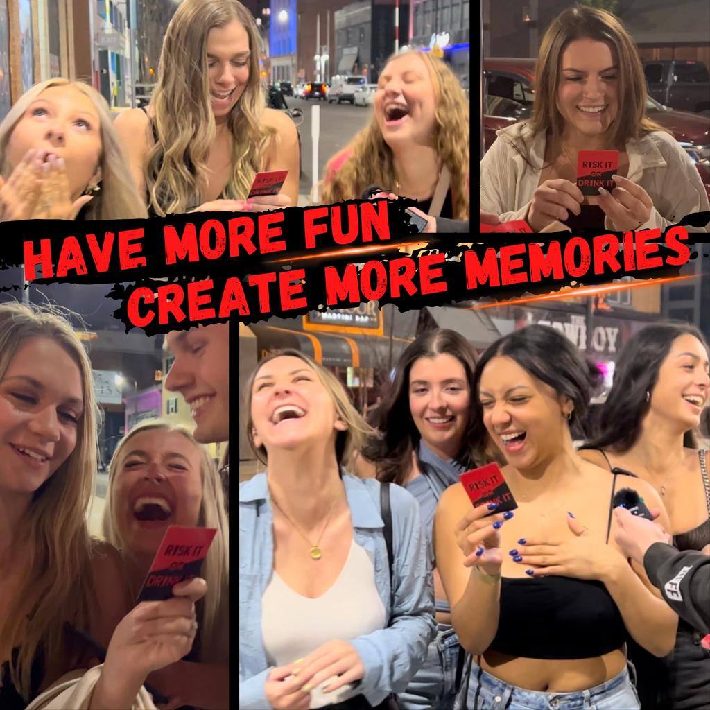 Fun Drinking Games for Parties: 150 Hilarious Dare & Danger Questions for Game Night - Party Pre-Game, College, Bachelorette Cards