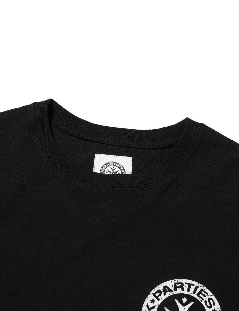 PUNCH DRUNK PARTIES Hurt Logo Narrow Tee (Black)