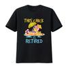 This Chick Is Retired Women Retirement T Shirt Vintage Washed Comfortable Fashion Slightly Unisex Designer Clothes Versatile