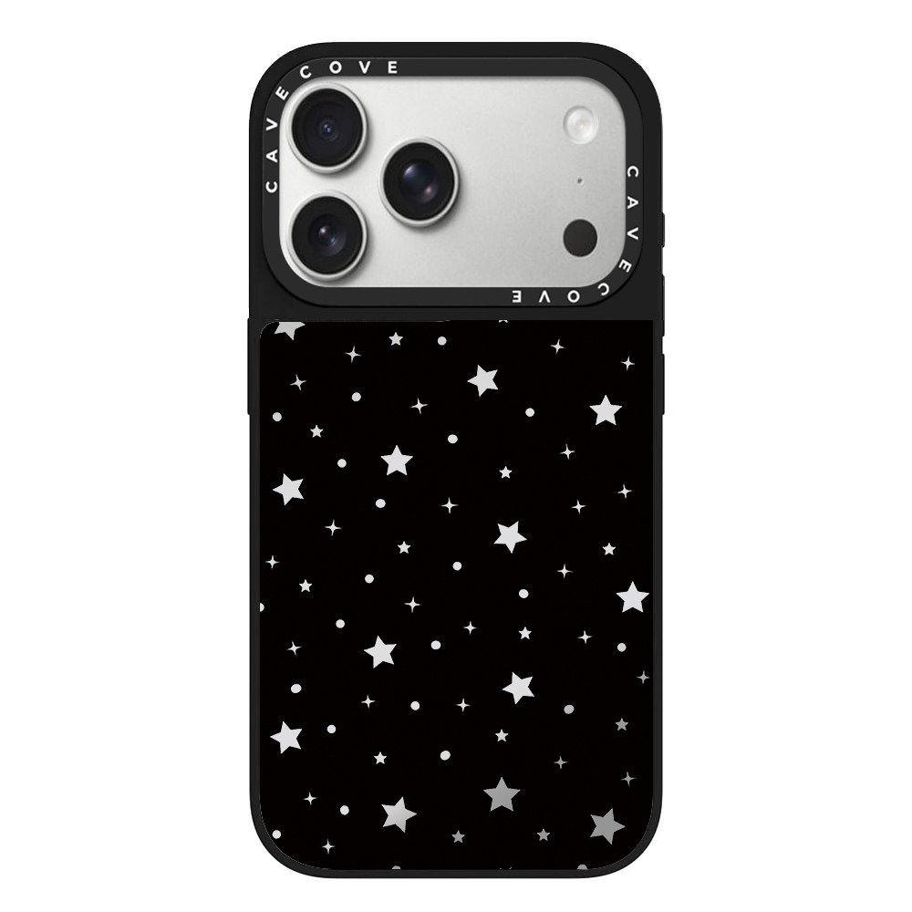 Stylish Polka Dot and Cross Flower MagSafe Case for Apple 17/15 Pro Max Phone