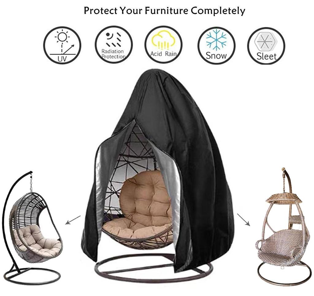 Eggshell 210D Rainproof/Sunproof Patio Hanging Chair & Swing Cover
