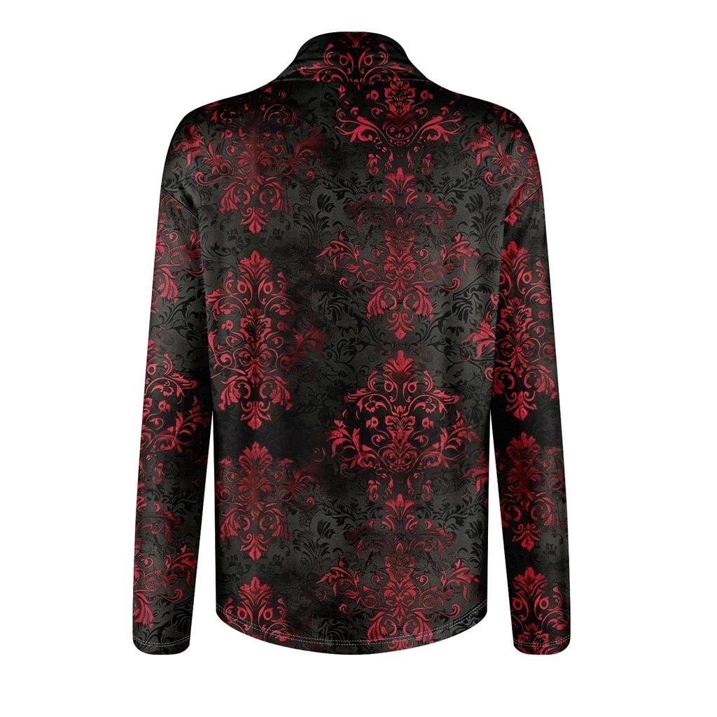 Women's Long Sleeve Cardigan V Neck Fashion Halloween Printed Shirt Lightweight  Casual Loose Thin Cardigans With Pockets