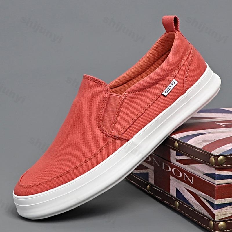 Fashion Mens Casual Shoes Cloth Flat Shoes Autumn 2025 New Male Sneakers Luxury Design Canvas Skate Shoes Men Classics Zapatillas Hombre