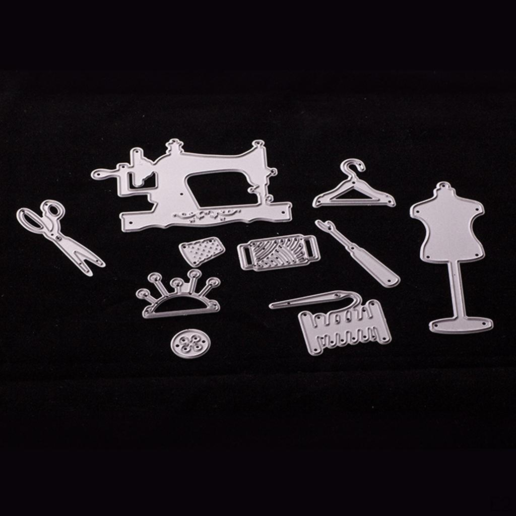 Matrice de tăiat metal DIY Scrapbooking/Album foto Kit decorativ pentru stil de cusut 10 accesorii mici