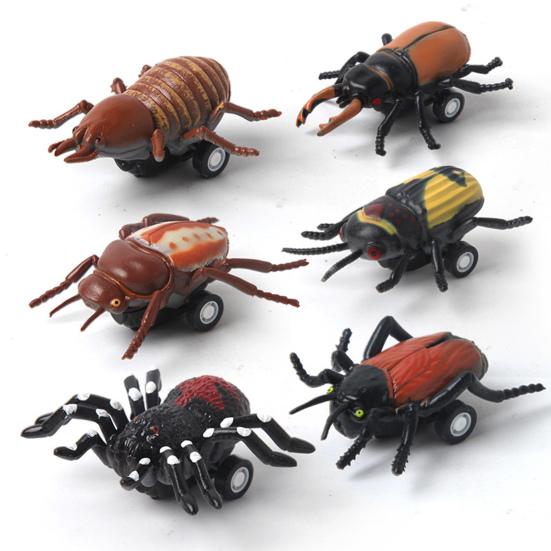 Pull Back Required Realistic Car Toy No Battery Animal Inertial Drive Kids Toddlers Animal Truck Vehicle Toy