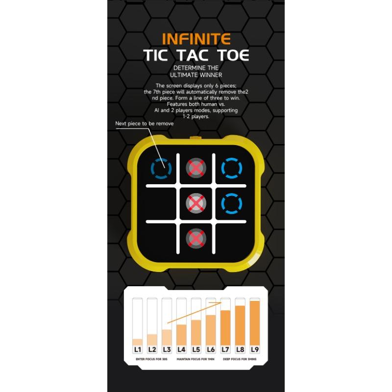1PC Popular Super Tic-tac-toe Toy Multi-functional Intelligent Electronic Chessboard All-in-one Children's Puzzle Game