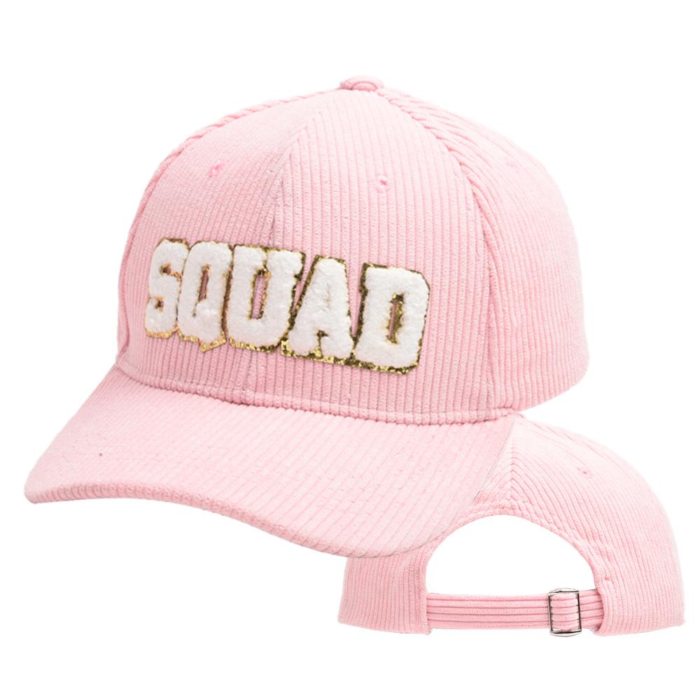 New Unisex Squad Bride Corduroy Baseball Caps Outdoor Adjustable Trucker Cap Hip Hop Snapback Dad Hat for Women Casual Sun Hats