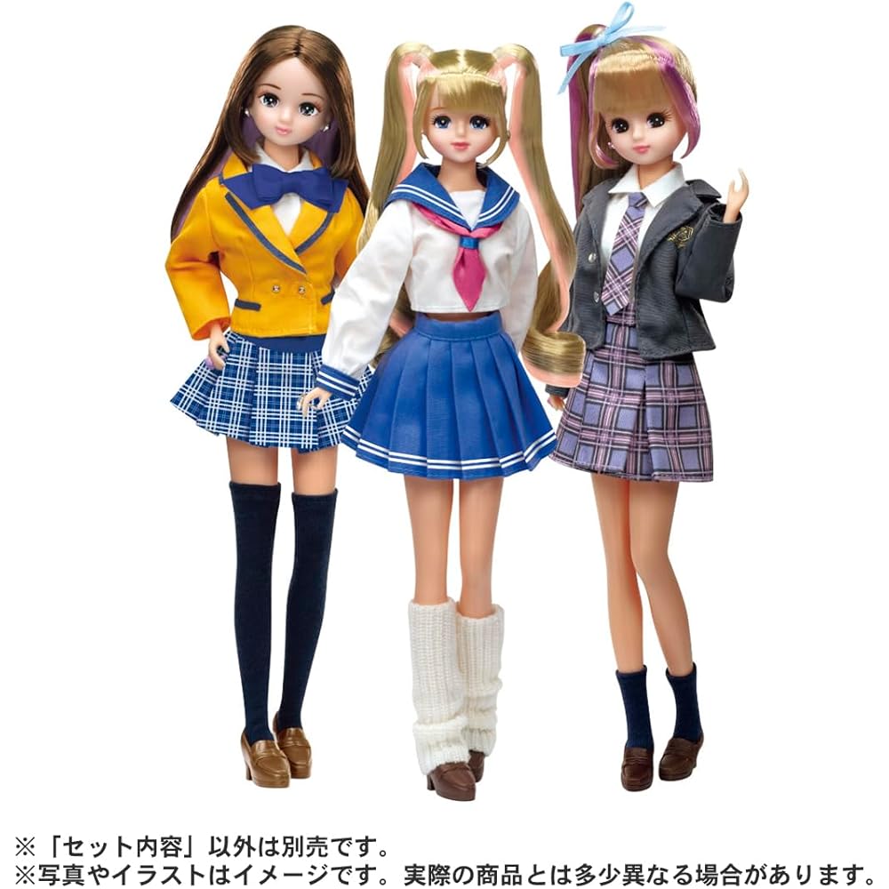 Takara Tomy Licca Doll JK Fashion Playset Toy for Ages 3 and Up
