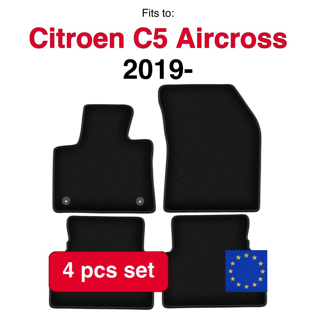 Velour Floor Mats Basic For Citroen C5 Aircross Crossover (2019-)