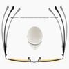 Fashionable Half-frame Photochromic Myopia Glasses Day Night Use Diopter 0 TO -4.0 High Quality