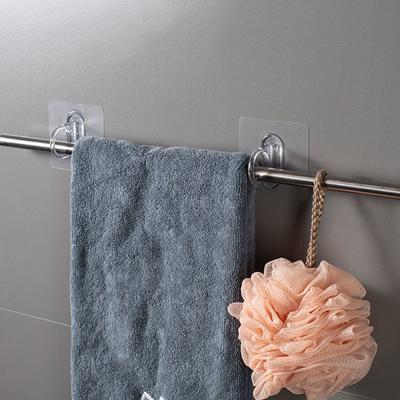 Ring Hook Hook Wall Curtain Rod Bracket Punch-free Shower Gel Hanger Kitchen Bathroom Wall Shelf