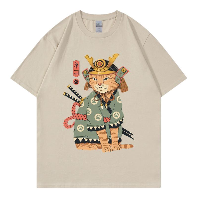 Unisexs Tshirt Summer Korean Edition New Pure Cotton Simple Cartoon Print Round Neck Short Sleeve Popular Casual Short Sl