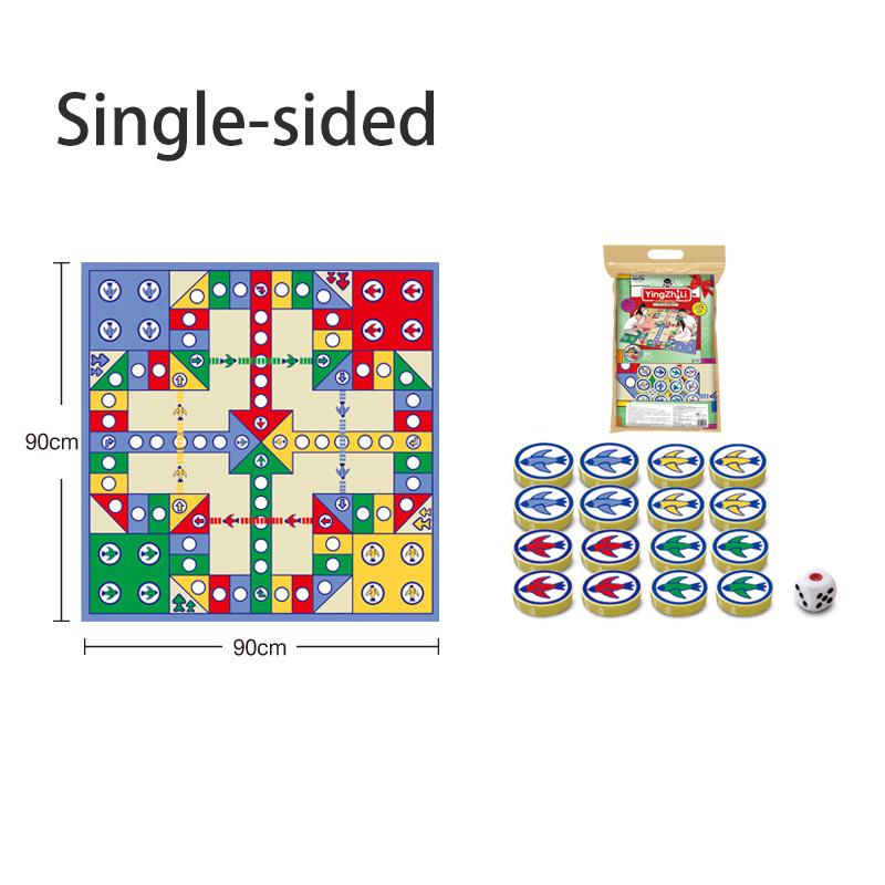 New Design Kids Carpet Ludo Board Game Mat for Children Portable Travel Children Toy Chess Family And Party Games