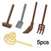 City Friend House Supermarket Constructing Block Picnic Food Accessories Hot-Dog Pizza Fries Chicken Dish Umbrella Timeless Bricks