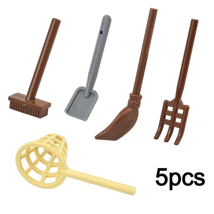 City Friend House Supermarket Constructing Block Picnic Food Accessories Hot-Dog Pizza Fries Chicken Dish Umbrella Timeless Bricks