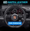 Compatible with Porsche Steering Wheel Covers for Cayenne, Taycan, Macan, Panamera, 718, 911, and Cayman Covers.