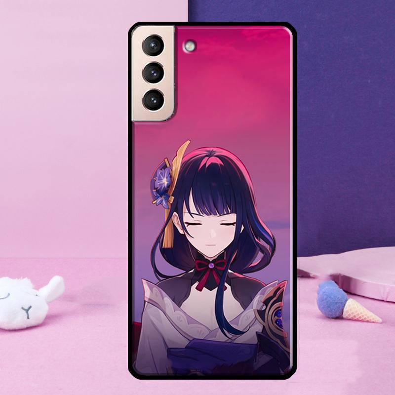 Baal Genshin Impact Game Phone Case For Samsung Galaxy S25 Ultra S23 S20 S21 S22 S24 FE S9 S10 Plus S24 Ultra Cover